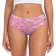 thumbnail image 1 of Fotbe Pink Glitter Calzones Estampados para Mujer – Ropa Interior de Algodón, Cómoda, Suave y Elástica-X-Small, 1 of 6