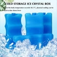 thumbnail image 3 of Reusable Ice Brick Ice Block Ice Pack Cooler Milk Storage Frozen Box for Mailing Frozen Food Shipping, 3 of 4