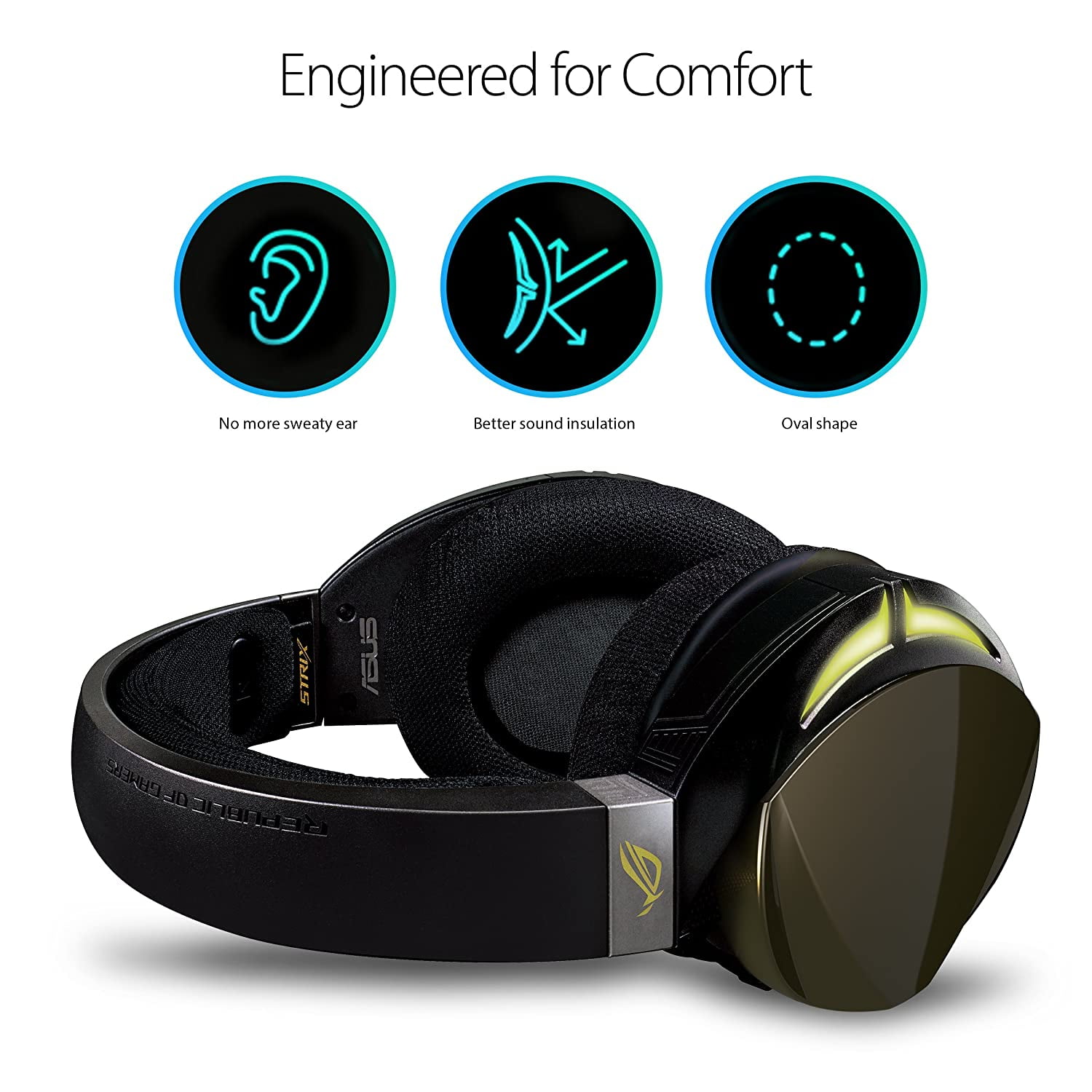 Rog Strix Fusion 700 Virtual 7 1 Led Bluetooth Gaming Headset For Pc Ps4 And Nintendo Switch With Hi Fi Grade Ess Dac Ess Amplifier Digital Microphone Bluetooth And Aura Sync Rgb Lighting