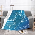 thumbnail image 3 of LNWH Super Soft Flannel Bed Blanket, Cozy Fluffy Warm All Seasons Formula Pattern Throw Blankets for Sofa Bedding, 60"x50", 3 of 8