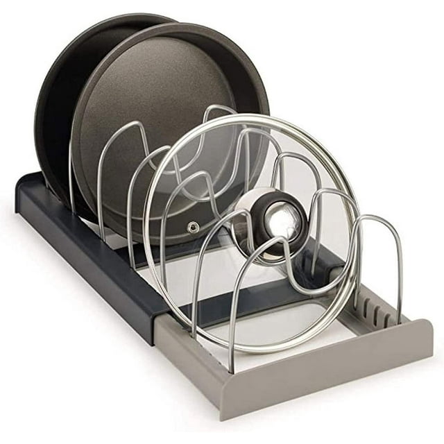 Organizador de tapas de ollas, soporte para tapas de ollas, organizador de tapas de sartenes, organizador de tapas de cocina, armario de almacenamiento de tapas de ollas, estante d