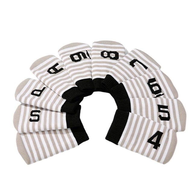Fundas de cabeza de hierro Strade Fareast Limited 10 Uds. para golf caqui