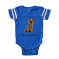 thumbnail image 1 of CafePress - Good Silky Terrier - Cute Infant Baby Football Bodysuit, 1 of 1