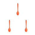 thumbnail image 1 of bedienty Silicone Spoon Universal Salad Mixing Rice Spoon Cookware Cooking Tools Cooking Spoons Food Grade Kitchen Tool 3Set, 1 of 6