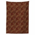 thumbnail image 2 of Grunge Tablecloth, Brick Wall with Earthy Colors Architecture Themed Abstract Digital Illustration, Rectangle Satin Table Cover Accent for Dining Room and Kitchen, 60" X 84", Multicolor, by Ambesonne, 2 of 2