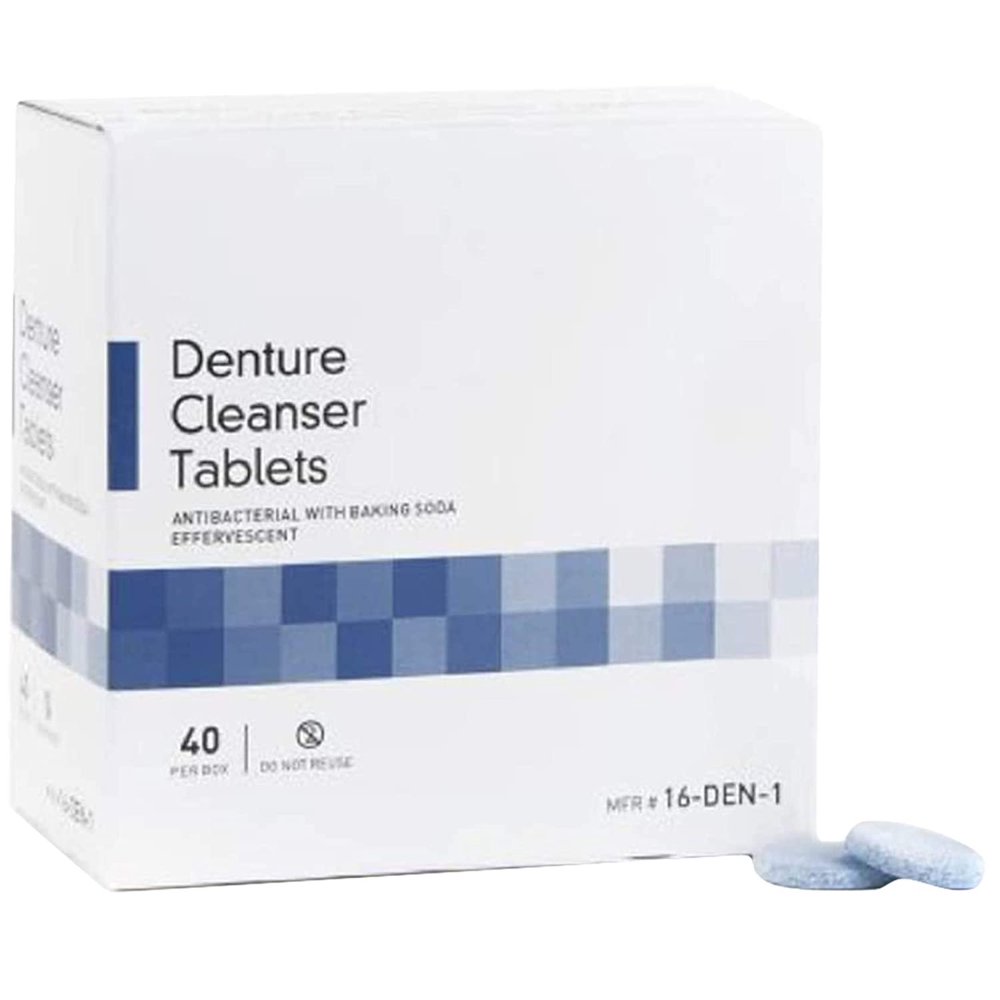 Pack of 480 Denture Cleaning Tablets Antibacterial Formula with Baking