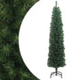 thumbnail image 1 of vidaXL Slim Artificial Christmas Tree with Stand Green 240 cm PVC, 1 of 4