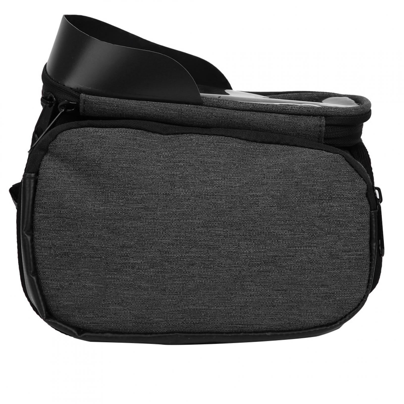 Bike Top Tube Bag, Double Sided Pockets Cycling Top Tube Bag Large Capacity  For Bicycle Accessory