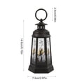 thumbnail image 3 of Halloween Vintage Silhouette Lantern 5.70IN Silhouette LED Lantern with Hanging Ring Spooky Lamp Halloween Decorations for Dining Table Fireplace Mantel Window Tree Branch Indoor Home Decorations, 3 of 6