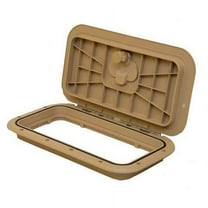 Innovative Boat Deck Hatch 520-0313 | 8 x 14 Inch Taupe Poly
