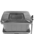 thumbnail image 4 of FCMP Outdoor WG4000-GRY Home Outdoor Wood Grain Rain Water Catcher Barrel, 4 of 12