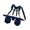 Blue, variant on Commercial Grade Waterproof Tool Holder With Robust Alloy Hooks And Broad Shoulder Straps For Mechanics