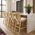thumbnail image 2 of TOV Furniture Amara Rattan Counter Stool, 2 of 9