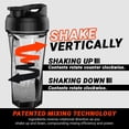 thumbnail image 4 of Botella mezcladora HELIMIX 2.0 Vortex con capacidad para hasta 28 oz | Sin bola de mezcla ni batidor | Fabricado en Estados Unidos | Taza portátil de bebida de proteína de suero antes del entrenamient, 4 of 5