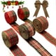 thumbnail image 5 of 5 uds cinta de Navidad con borde cinta de arpillera manualidades DIY Lino satinado para coronas decoración de de árboles de, 5 of 9