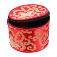 thumbnail image 5 of Homoyoyo Premium Red Singing Bowl Case with Auspicious Cloud Pattern, Cloth Carrying Bag for Meditation and Yoga, 5 of 5