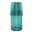 thumbnail image 1 of 1 Ensemble Pichet d'Eau en Verre et Tasse pour Table de Chevet et Distributeur de Rince-Bouche 550ml, 1 of 8