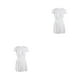 thumbnail image 1 of Greeniant Traje de baño de capas para mujer Traje de baño de encaje Vestido de baño Ropa de playa de color sólido SG 2Conjunto, 1 of 6