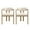 Beige, variant on Dining Chair With Armrest- (Set of 2),Walnut