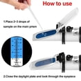 thumbnail image 4 of Refractometer Alcohol Alcoholometer meter 0~80%V/V ATC Handheld Tool Hydrometer concentration spirits tester Refractometer ,Efficient Sustainable, 4 of 7