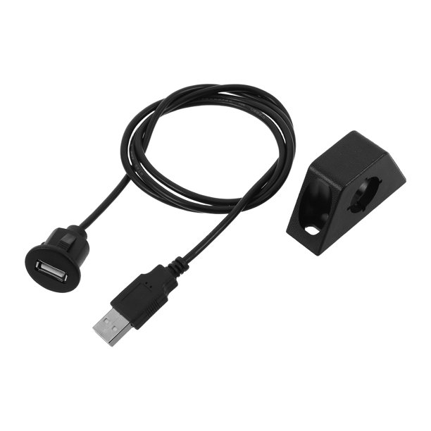 WHAMVOX Cable De Extensión USB Negro Para Tablero De Con Y Antienredos