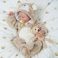 thumbnail image 3 of Set de ropa para muñecas Reborn Baby Dolls Babeside de 17 a 22 pulgadas, color caqui, 3 of 9