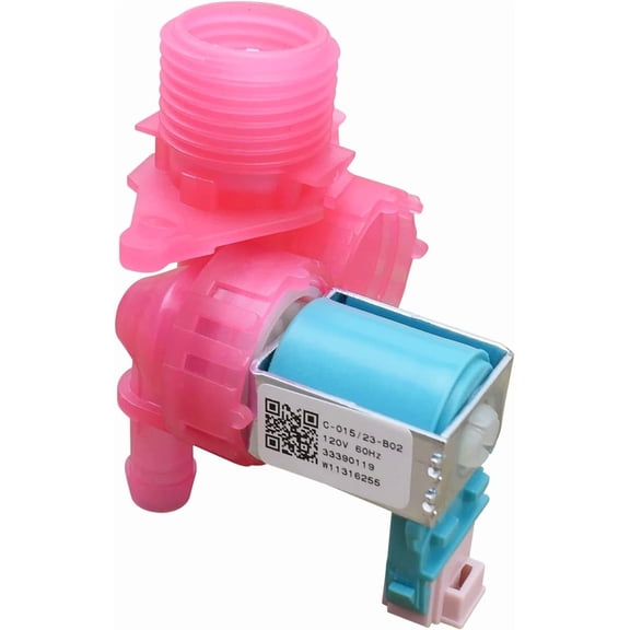 ABPETE Washing Machine Water Inlet Valve Fit for Maytag Amana Whirlpool Replace W11316255 W11036934 W11036928 33490439 AP6835736, Clothes Washer Water Valve for Front Loading Washers