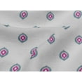 thumbnail image 4 of oneOone Viscose Jersey Fabric Circle Ikat Print Fabric BTY 60 Inch Wide, 4 of 5