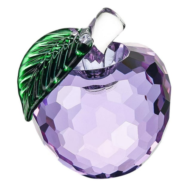 yuksok Crystal Paperweight Collectible Statue for Gift Home Decoration 4x5.5cm