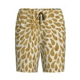 thumbnail image 4 of Easygdp Gold Drops Men's Short Pajama Pants, Sleep Shorts, Household Pants, Casual Pants with Pockets - Large, 4 of 9