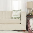 thumbnail image 3 of Rizzy Home  Chase the Snowflakes Green Throw Pillow Cover, 3 of 5