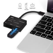 3-in-1 XQD Card Reader High-Speed USB 3.0 Universal Type-C to XQD/SD Card Reader for Computer Expansion Headers