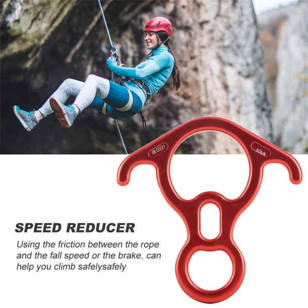 Anillo de Descenso de Escalada, Descensor de 8 Cuerdas Figura de Rescate de 50 kn Dispositivo de Aseguramiento de Descensor 8 Equipo de Rescate de Escalada Adecuado Para Rescate