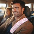 thumbnail image 3 of Uorisanigo Blue Rose Seatbelt Covers 2-Pack Universal Car Seat Belt Pads Cover Flannel Butterfly Seatbelt Cushion Soft Helps Protect You Neck and Shoulder from The Seat Belt Rubbing, 3 of 7