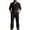 Black, variant on Men's Long Sleeve Casual Linen Shirt and Pants Set, Lightweight Breathable Outfit for Summer Beach, Relaxed Fit