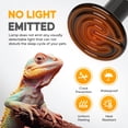 thumbnail image 4 of Lámpara de calor para reptiles HealSmart, emisor de calor de cerámica de 100 W, paquete de 2, 4 of 6