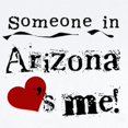 thumbnail image 2 of CafePress - Someone In Arizona Infant Bodysuit - Baby Light Bodysuit, Size Newborn - 24 Months, 2 of 4