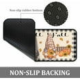 thumbnail image 6 of Buffalo Plaid Pumpkin Fall Kitchen Rugs Set of 2, Non Slip Absorbent Autumn Thanksgiving Kitchen Mats Pumpkin Gnomes Kitchen Rugs and Mats Sets 17"x47"+17"x30", 6 of 6