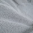 thumbnail image 4 of Emma + Oliver Large Gray Faux Sherpa Refillable Bean Bag Chair for Kids and Teens, 4 of 12