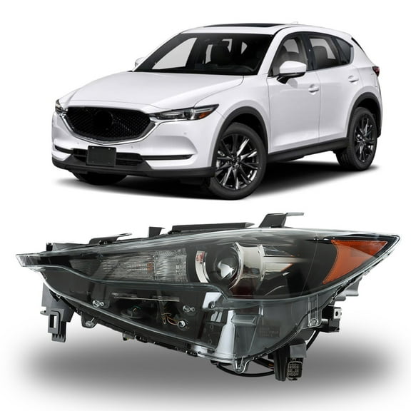EPOTOOR Replacement for 2017-2021 Mazda Cx-5 Cx5 2017-2021 Headlights Assembly No Afs Left Set Driver Side KL2J 51 040