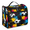 Multicolor 2, variant on Herdesigns Football Large Travel Toiletry Bag with Hanging Hook for Women Men, Graffiti Makeup Cosmetic Organizer for Accessories