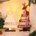 thumbnail image 3 of Árbol de Navidad de Madera TANGJMXG Bricolaje con Letras en Inglés 14,5 x 10 cm, 3 of 5