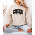 thumbnail image 6 of Cheer Mama Hoodie for Women Cheerleading Mom Game Day Pullover Sweatshirt, Sand Hoodie, S, 6 of 8