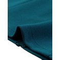 thumbnail image 5 of INSPIRE CHIC Women's Vintage Dress 3/4 Sleeve Wear-to-Work Sheath Dresses Lake Blue S, 5 of 6