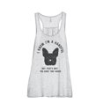 thumbnail image 1 of I Know I'm A Handful That's Why You Have Two Hands Women's Fashion Sleeveless Flowy Racerback Workout Yoga Tank Top Sport Gre, 1 of 3