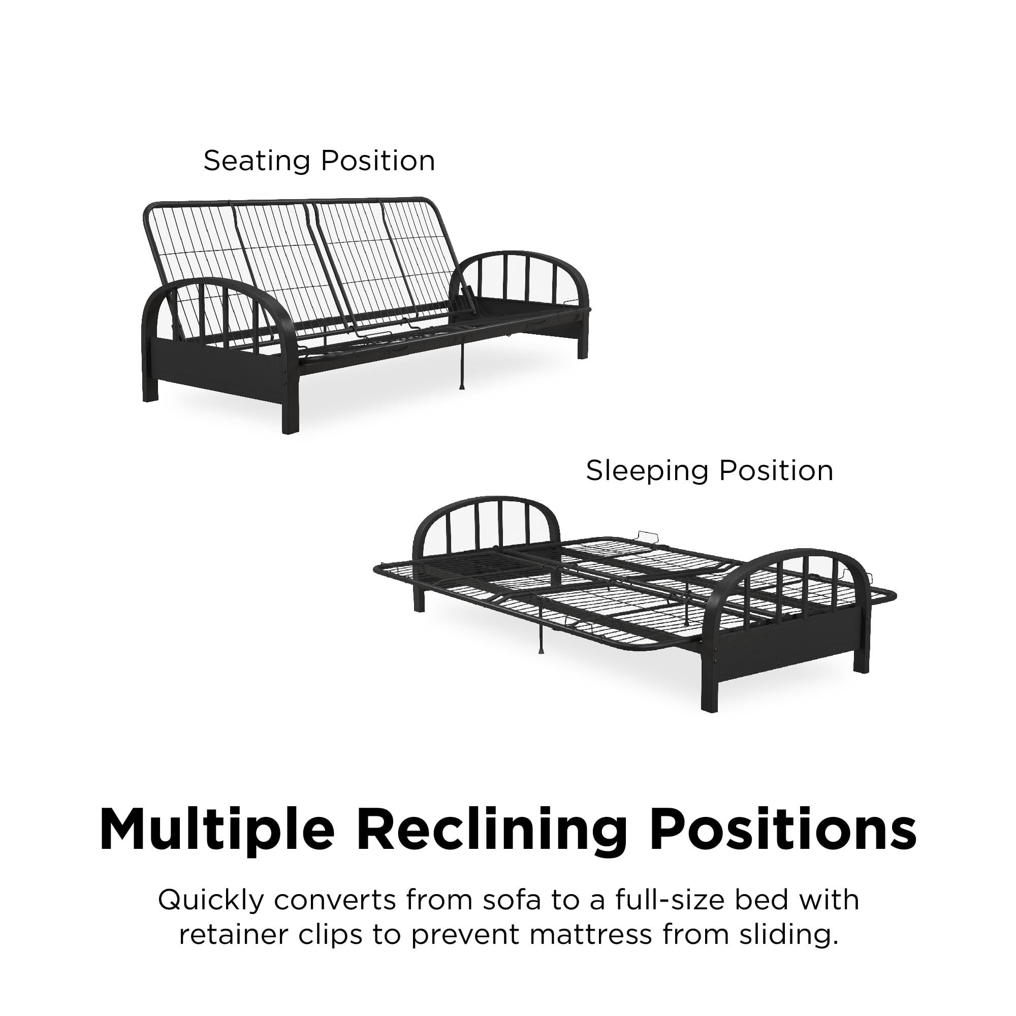 DHP Aiden Futon Frame, Black