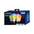 thumbnail image 3 of Monster A19 Smart LED Light Bulb WiFi RGB Color Changing Dimmable Tunable White 2700K-6500K E26 800 Lumens App Voice Control Alexa Google Home, 4-Pack, 3 of 9
