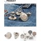 thumbnail image 3 of lote De 12 Boutons Pour Jeans, Pingles Boutons Rglables, Resserrez La Taille Du Pantalon, Sans Couture Et Sans Outils, Pingles Instantanes Pour Pa, 3 of 5
