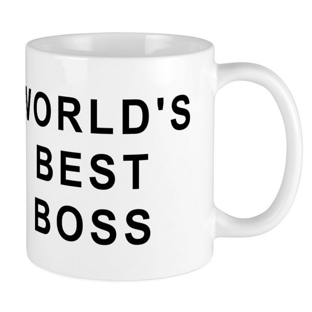CafePress World's Best Boss Mug Unique Coffee Mug, Coffee Cup