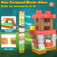 thumbnail image 4 of Toylogy Set de 150 Bloques Magnéticos Zoo STEM, 4 of 6